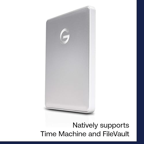 Miniatura 2 de G-Technology Disco duro externo portátil USB-C de 1 TB G-DRIVE móvil, plateado - 0G04876-1