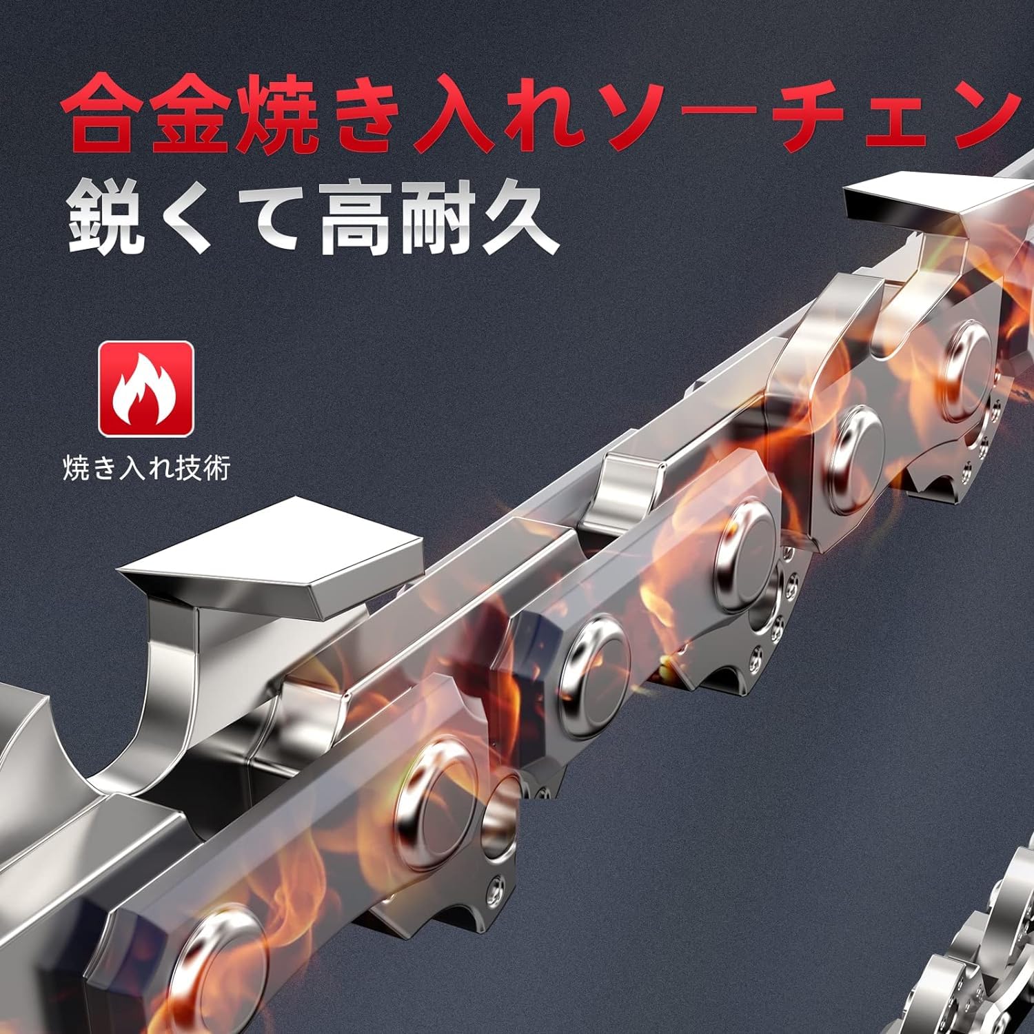 Amazon.co.jp: ナウィン 10インチチェーンソー替刃 40コマ 20T
