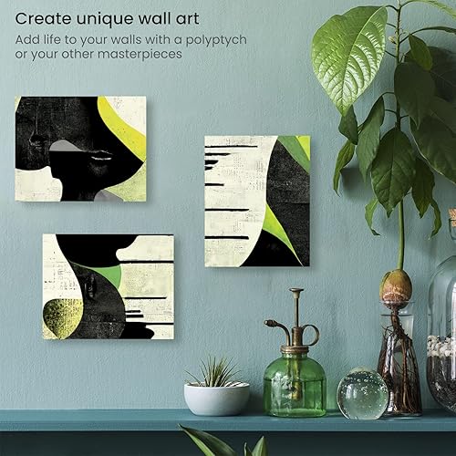 Miniatura 6 de Arteza Lienzo estirado de 8x10, 100% algodón (Juego de 12)