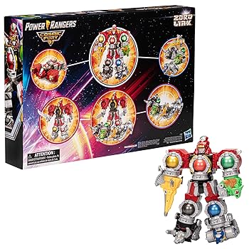 ま*つ様 大獣神似 POWER RANGERS MEGAZORD Power Rangers Cosmic Fury Cosmic Zord Mega Pack, figurines d
