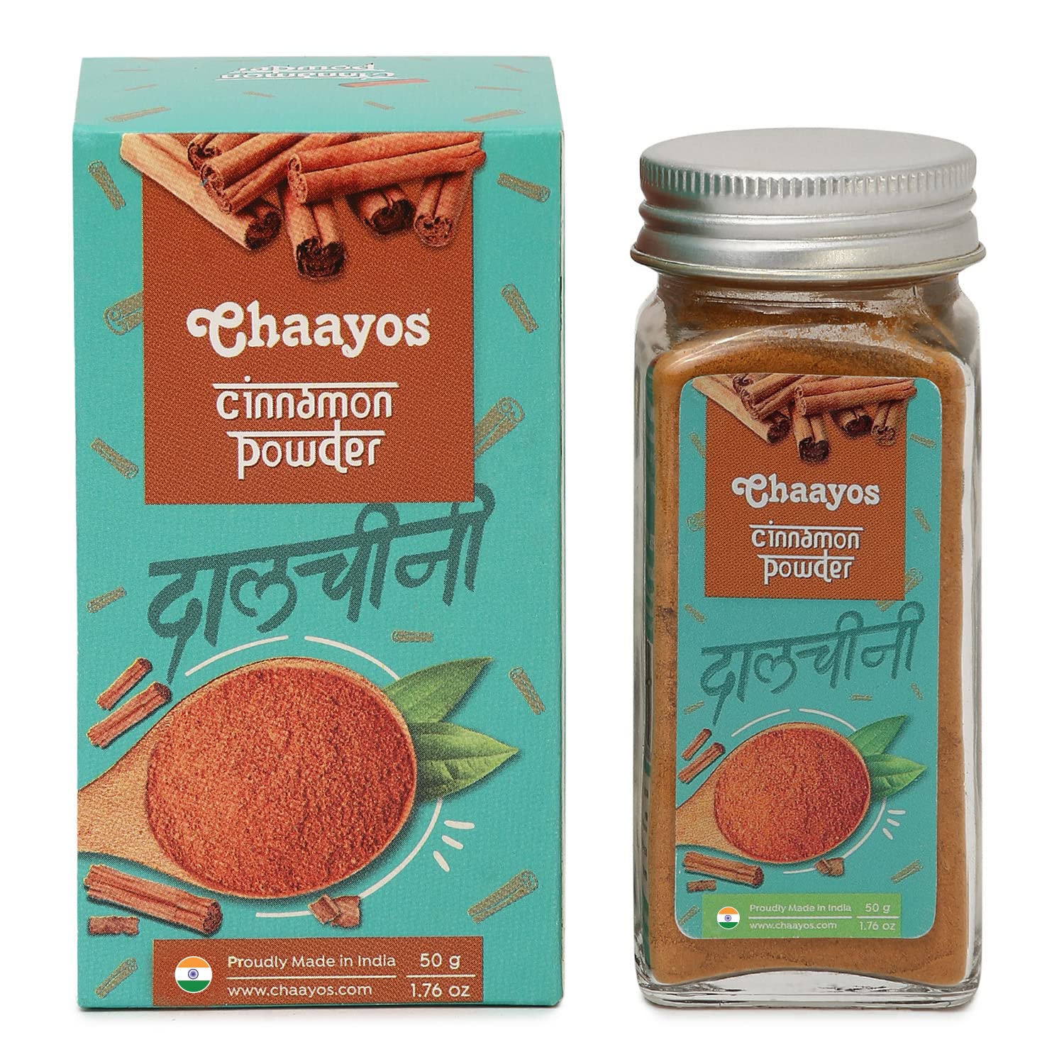 Chaayos Sri Lankan Cinnamon Powder - 50grams | 100% Natural Dalchini Powder Spice | Keto Diet | Sugar Free (B09FT25Q35) Amazon Price History, Amazon Price Tracker