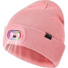 Beanie with Headlamp Beanie with Light LED Winter Stocking Cap Knit Hats for Men Women