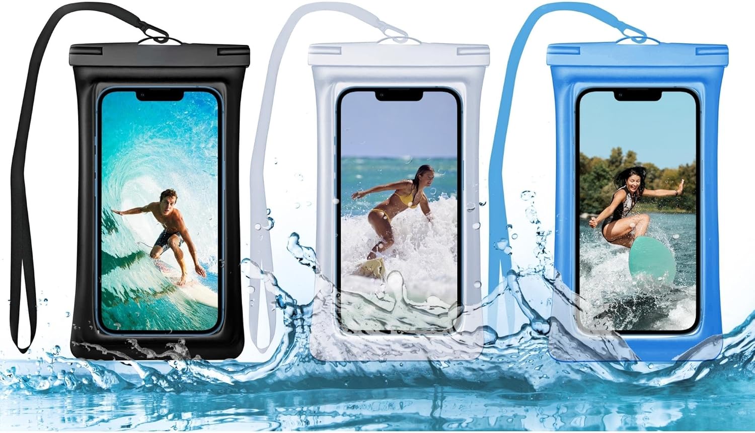 Image showcasing Amazon.com: Waterproof Phone Pouch - Floating Waterproof Cellphone Case ...