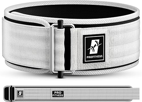 Miniatura 12 de Cinturón de levantamiento de pesas para hombres y mujeres, cinturón de levantamiento de pesas con bloqueo automático de 4 pulgadas de ancho para