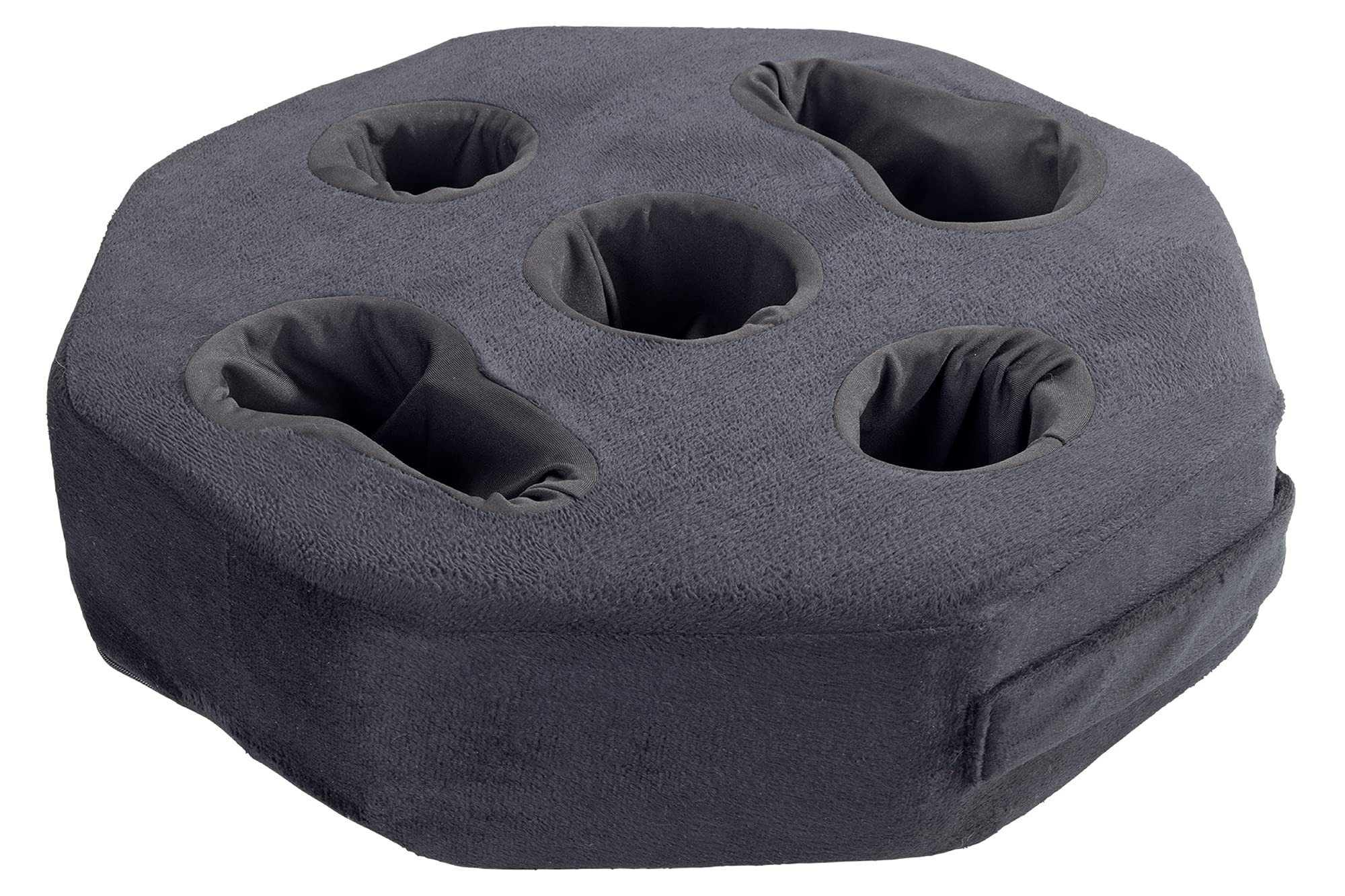 Maximex Sofa-Getränkebutler, Rutschfester Getränkehalter für die Couch oder im Auto, Dickes Schaumstoffkissen zur kleckerfreien Getränke-Halterung, inklusive Warm-/Kalthaltung der Getränke