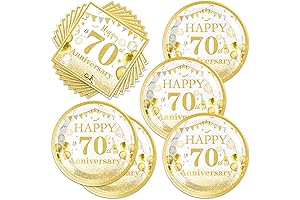 40-Piece 70th Wedding Anniversary Decoration Set