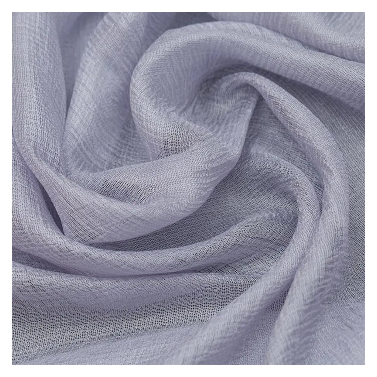 Sciarpa in Lino Puro da Donna, Nuova, di Colore Puro, con Protezione Solare, Fascia per Capelli e Foulard (Blu)