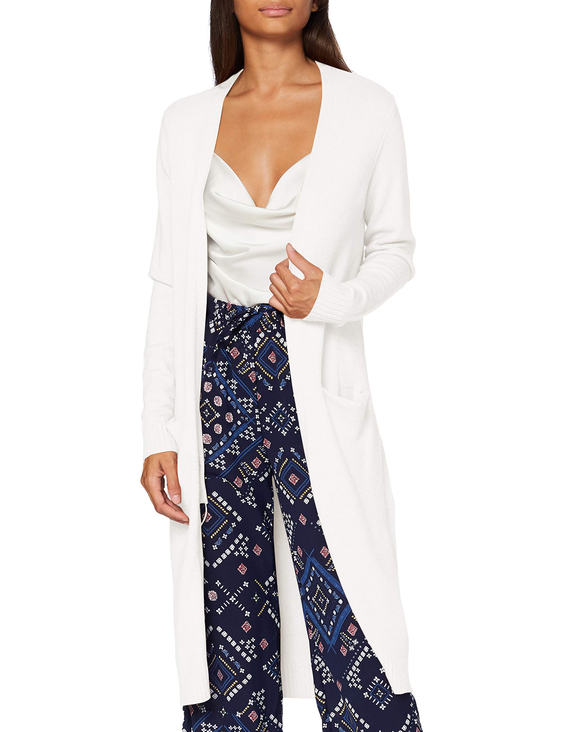 VilaWomen's Viril Long L/S Knit Cardigan-Noos Sweater