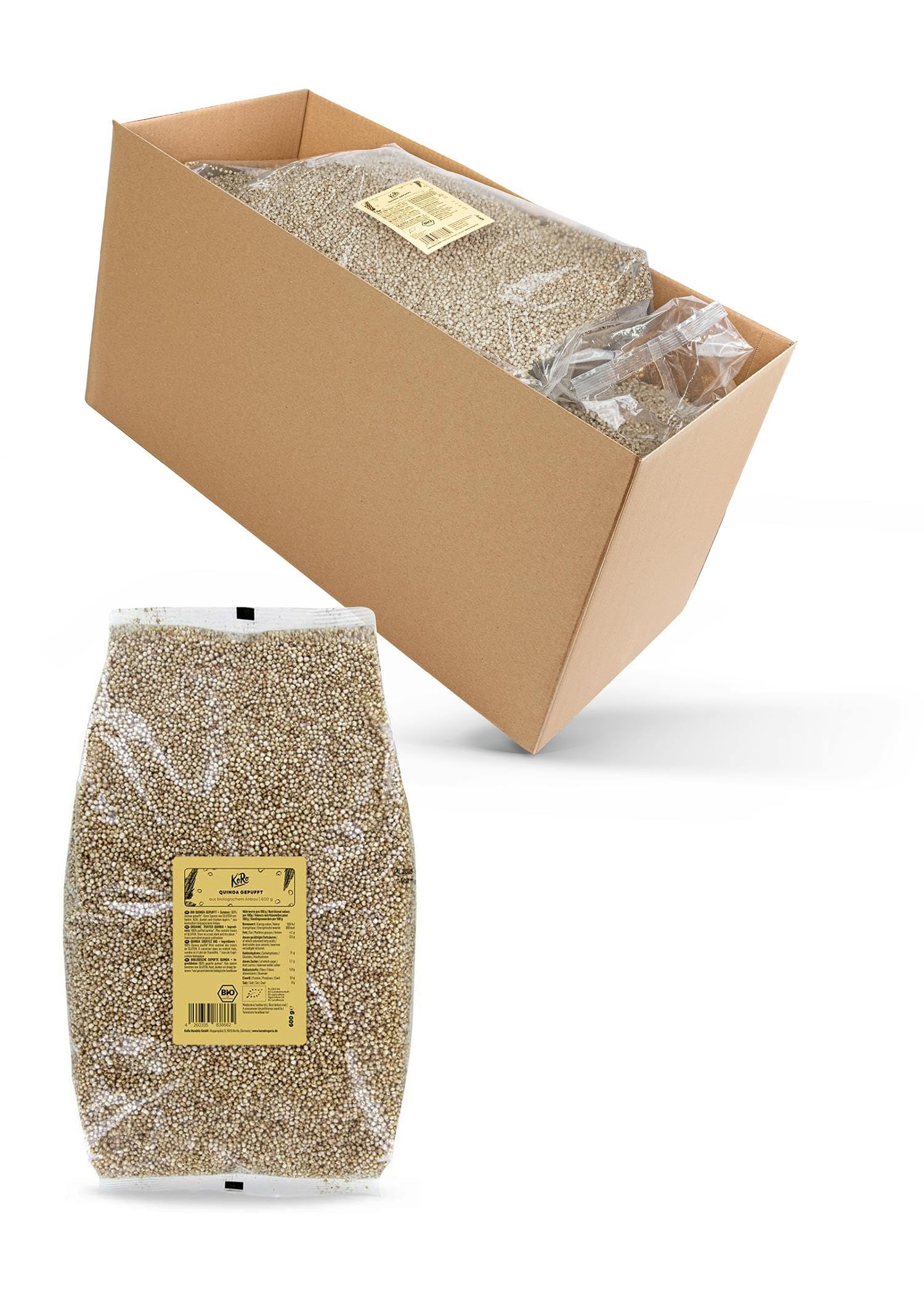 KoRo - Quinoa soufflé bio 6 x 600 g