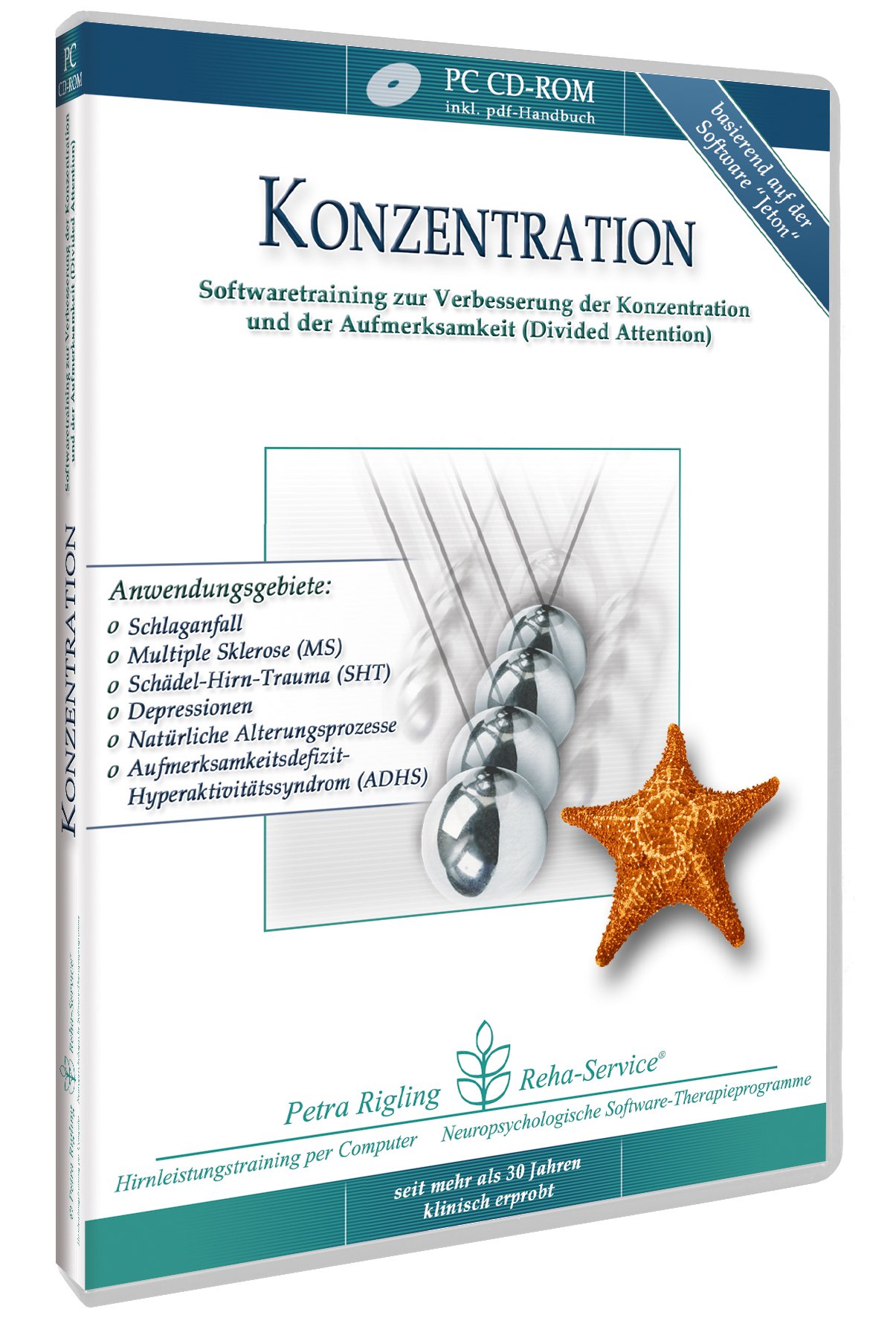 Konzentration - ADS, ADHS, LRS, Dyslexie und Legasthenie, TAIL - unterstützendes Softwaretraining zur Verbesserung von selektiver und geteilter Aufmerksamkeit von Petra Rigling