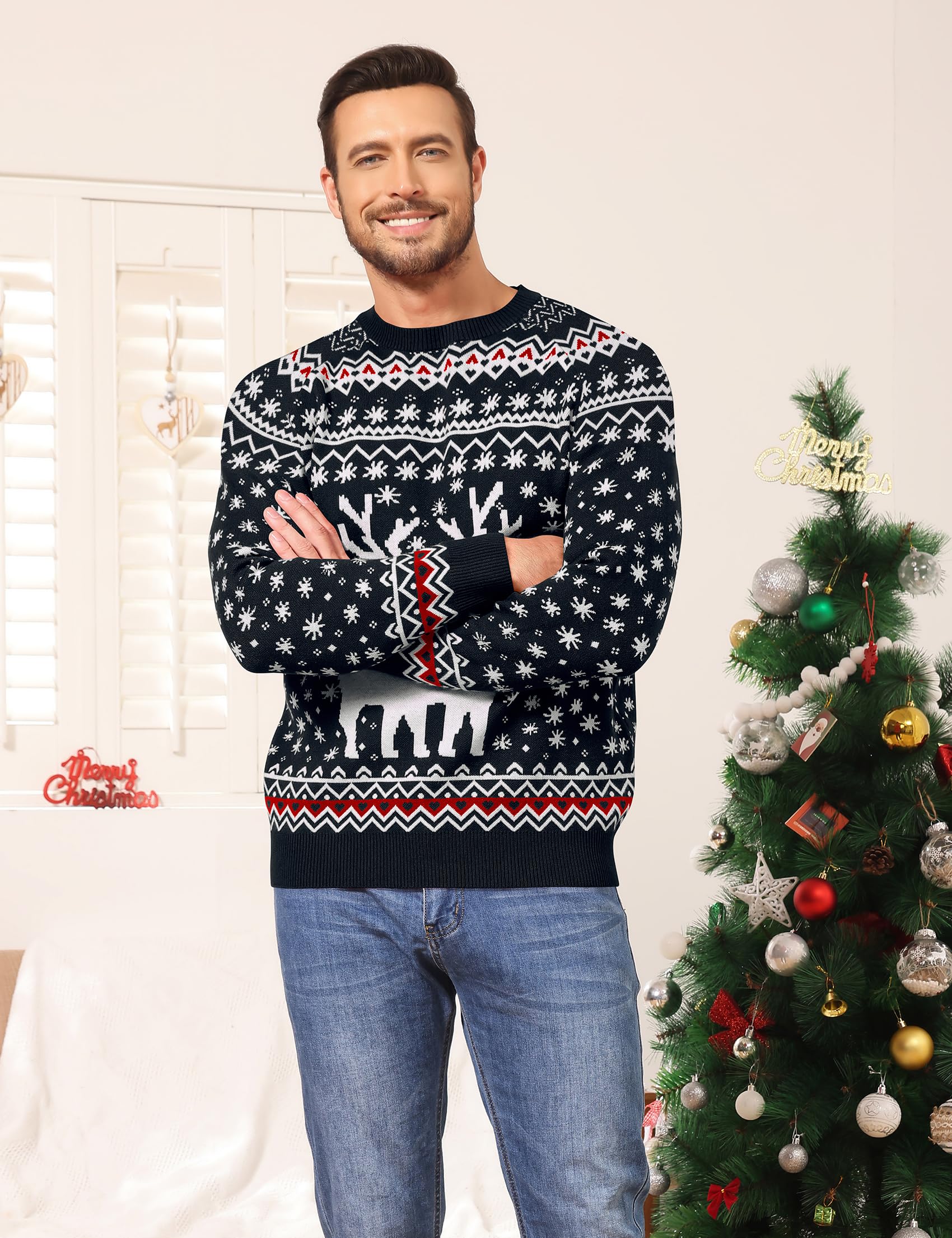 Jersey navideño gracioso para familia, punto divertido