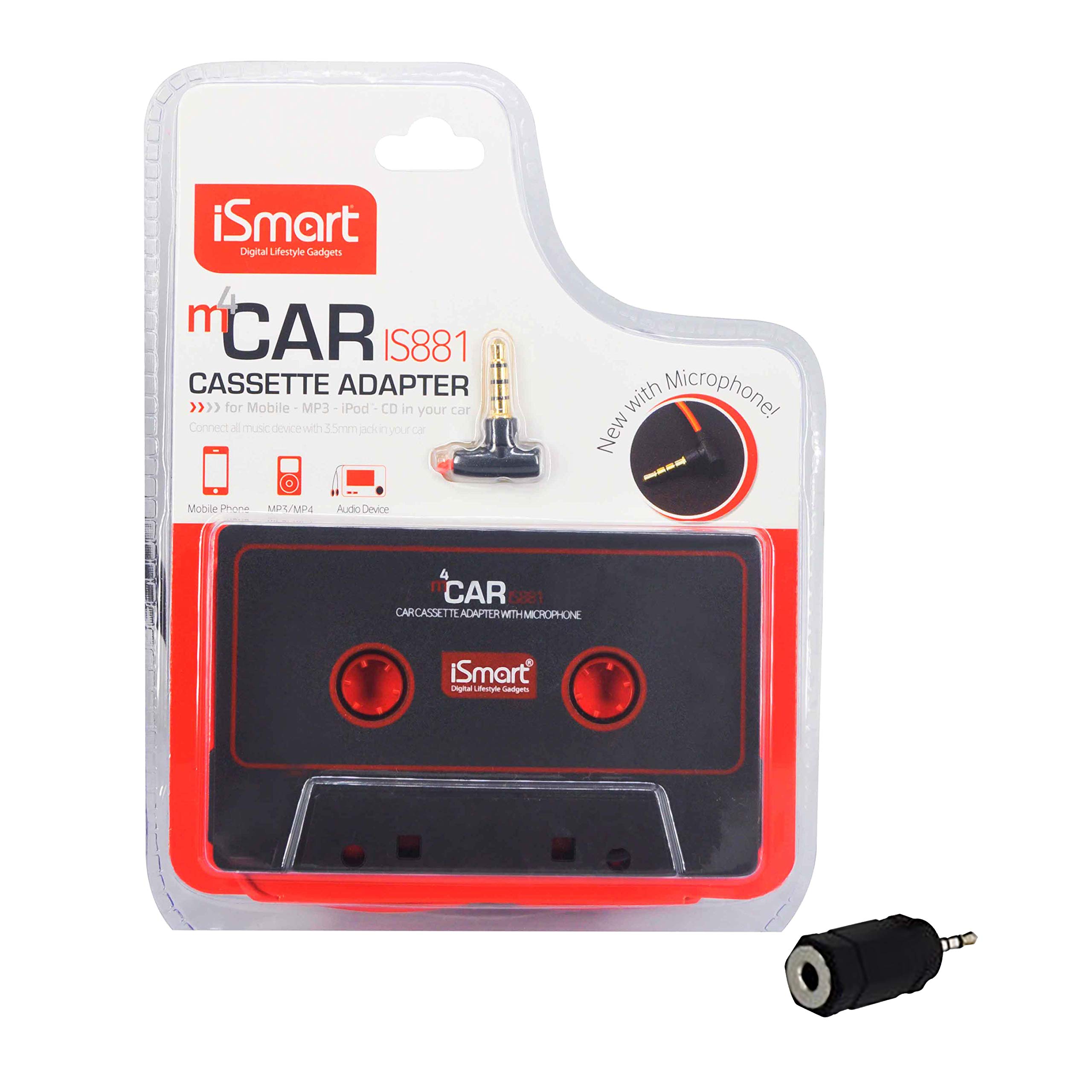 iSmart Handsfree Cassette Deck with MIC - Black