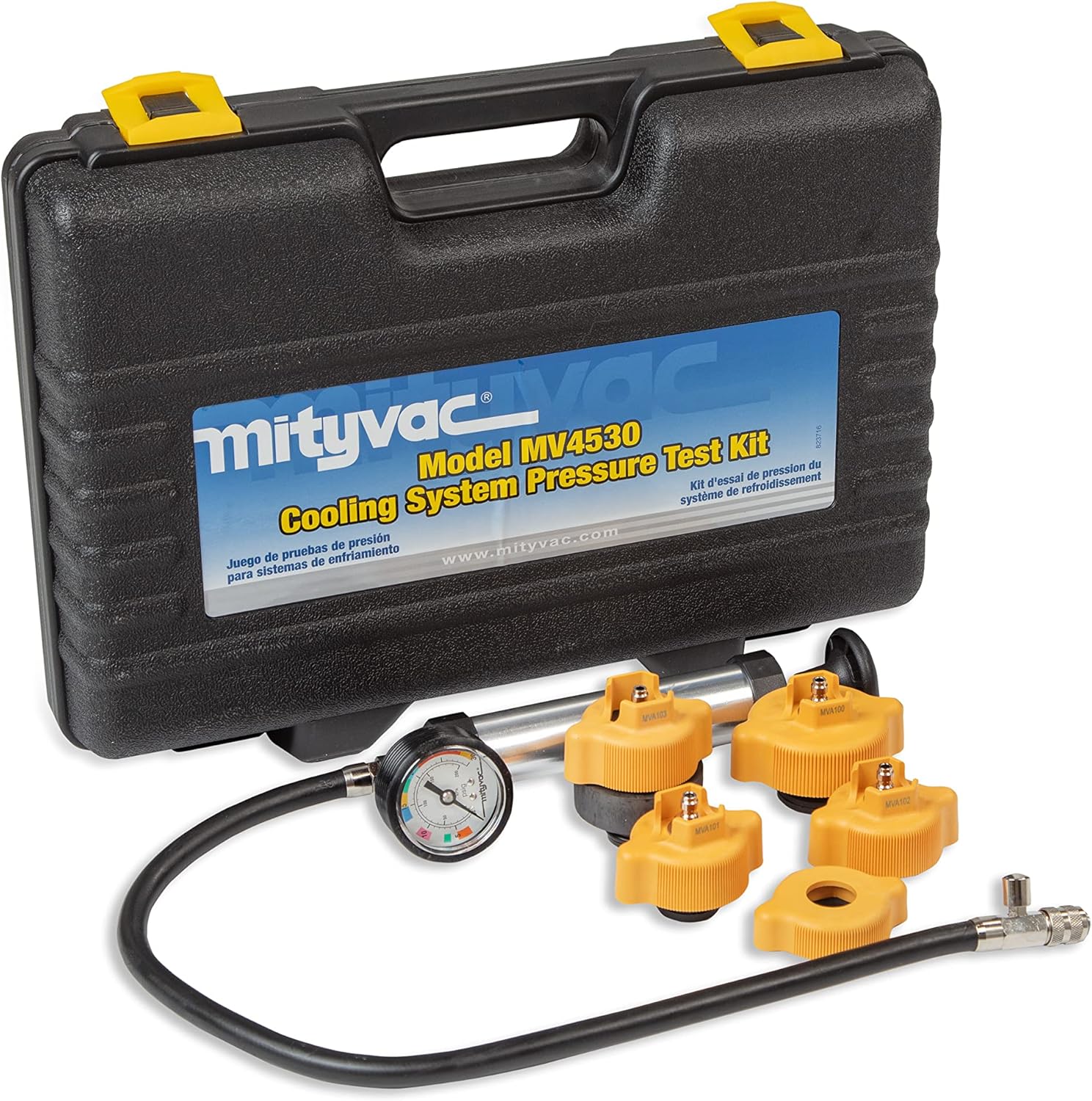 Buy Mityvac MV4530 Automotive Cooling System Pressure Test Kit, Hand