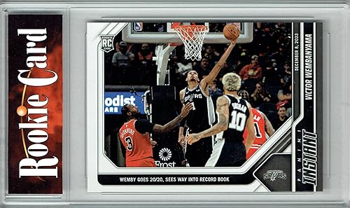 Certified Mint+ Victor Wembanyama 2023 Panini Instant #143 Goes for 2020 in Record Game Rookie Card San Antonio Spurs Certified Mint+ Victor Wembanyama 2023 Panini Instant #143 Goes for 2020 in Record Game Rookie Card San Antonio Spurs