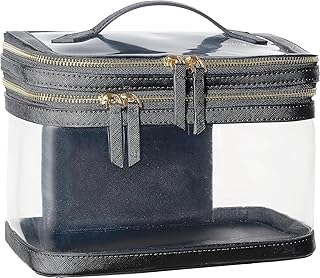 Beauty Goodies Clear Makeup Bag Cosmetic Travel Bag, Make Up Bag For Women, Large Makeup Bag Organizer Makeup Case, Make Up Case Cosmetic Case, Skincare Bag Clear Toiletry Bags