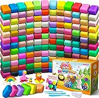 ESSENSON Air Dry Clay 150 Colors Kit with Tools - Non-Sticky Modeling Clay for Kids 3+ Creativity, Fine Motor Skills & Gifts