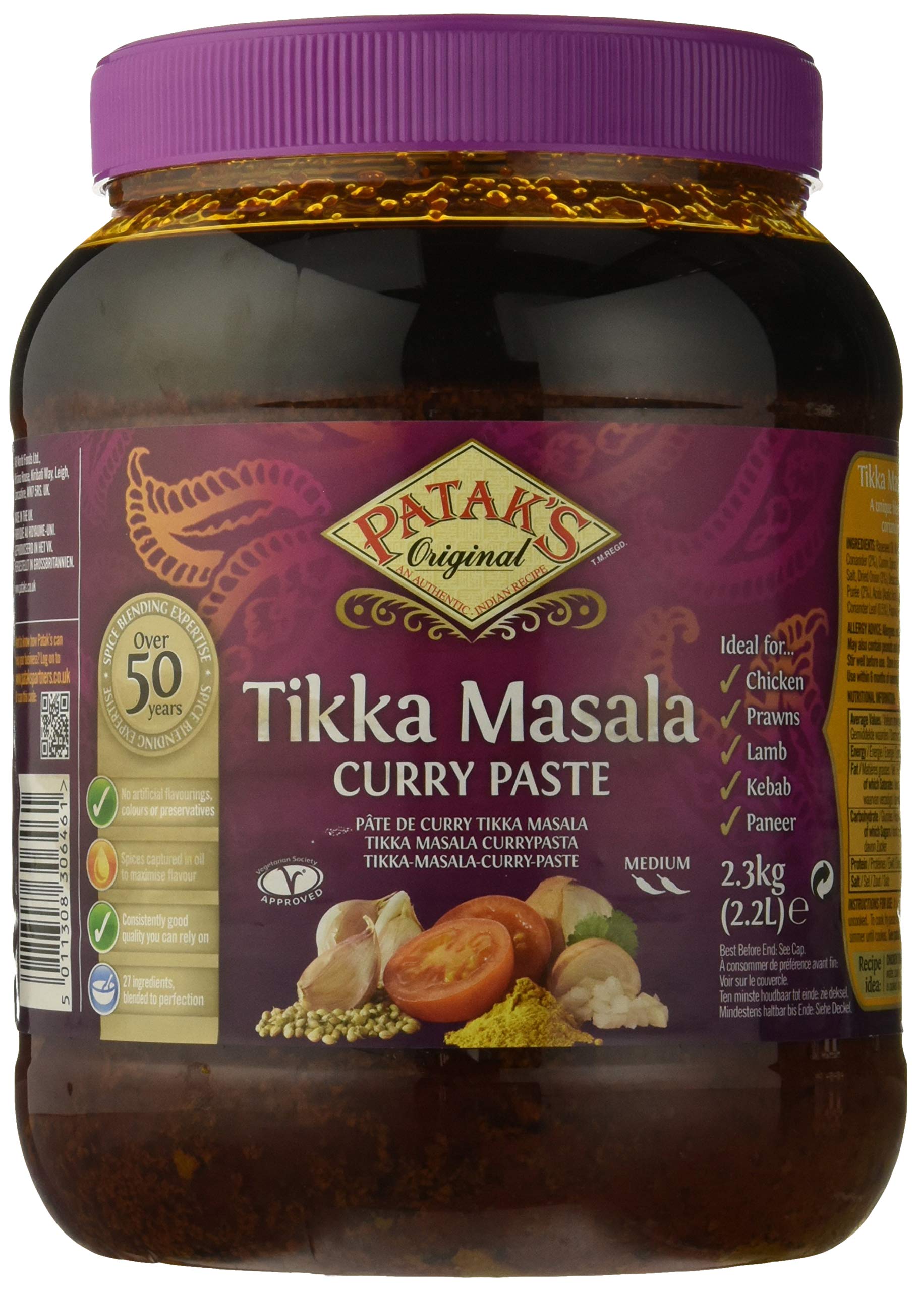 Patak's Tikka Massala Salsa de curry 2300 gr