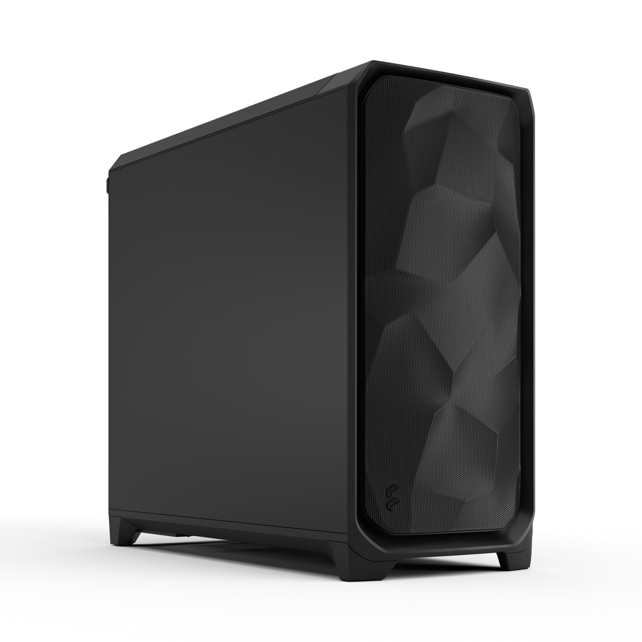 Fractal Design Meshify 3 XL Black Solid - Gaming Computer-Gehäuse – Facetten-Mesh-Front – DREI Momentum 14 Lüfter enthalten – GPUs bis 512mm Länge - E-ATX/ATX/mATX Unterstützung
