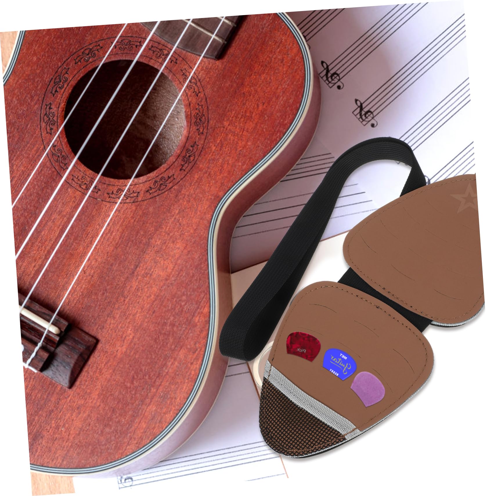 VICASKY 2 Uds Bolsa para Púas De Guitarra Púas De Guitarra Eléctrica Accesorios para Guitarra Eléctrica Soporte para Púa De Guitarra Funda para Ukelele Bolsa De Almacenamiento para