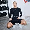 Leggings cortos de compresión adidas Techfit para hombre - Negro 5