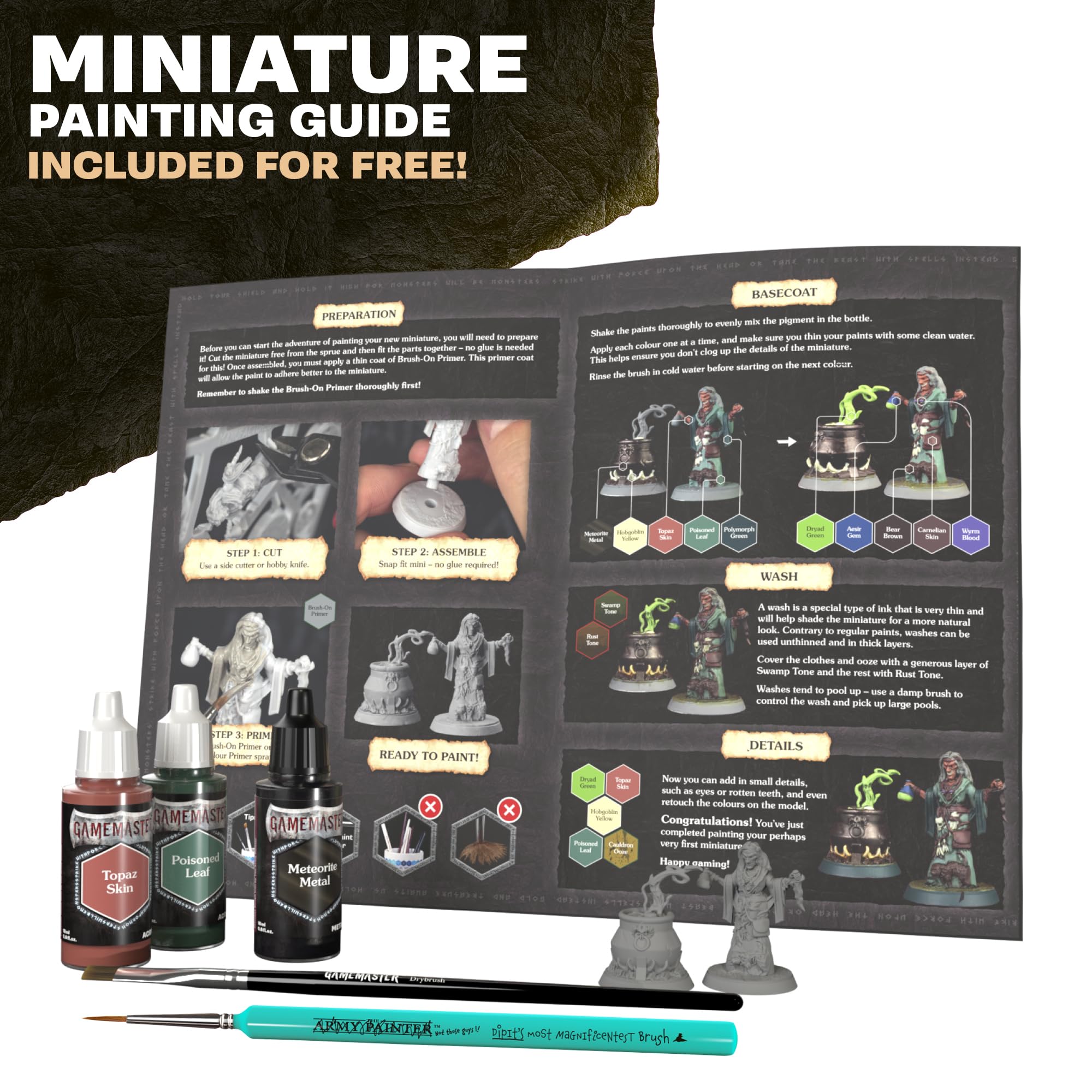 The Army Painter, GameMaster: Wilderness Adventures Set Combo, 15 x 18 ml