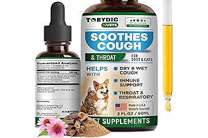 Natural Dog Cough Medicine and Antibiotic for Pets Respiratory Infection and Trachea Collapse