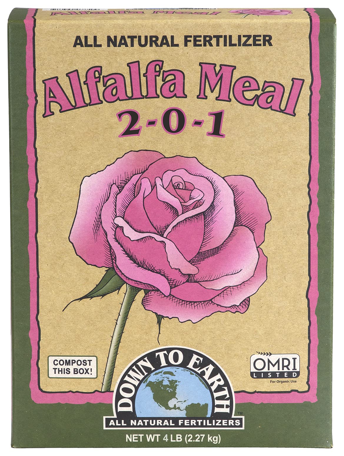 5 Pound : Down To Earth 5-Pound Alfalfa Meal 2.5-0.5-2.5 07805