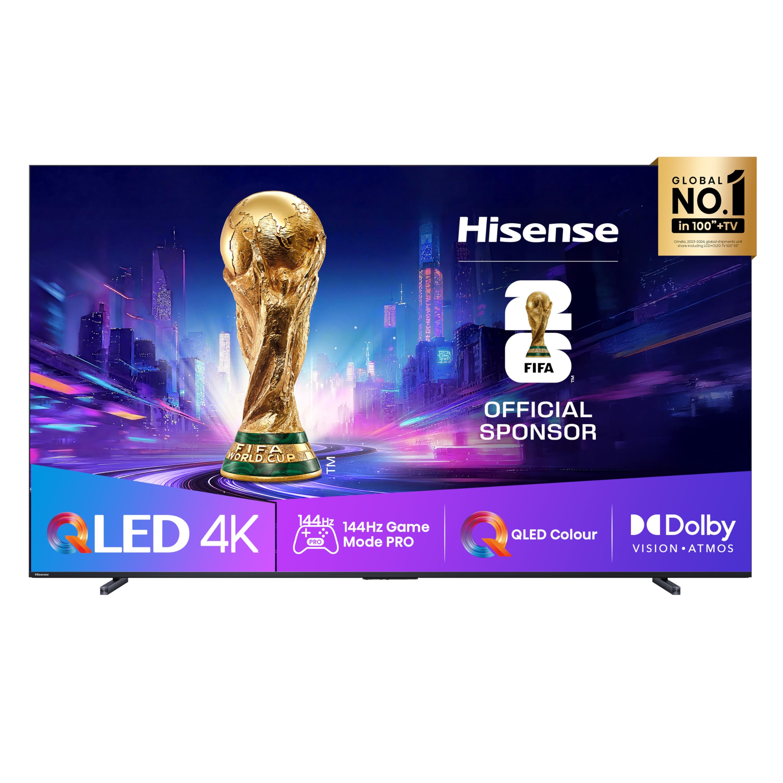 Hisense 100E7Q PRO TV LED, 100 