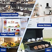 Vista 7 de Rollo de papel de aluminio resistente para alimentos de 18 pulgadas 500 pies de papel de aluminio resistente seguro para alimentos