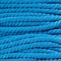 Vista 55 de Cuerda de algodón trenzado súper suave de 3 hebras (negro, 1 pulgada x 10 pies)