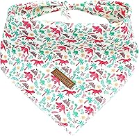 Vista 11 de Lionheart Glory Bandana para perro, bufanda azul para perro, estampado de cerveza, ajustable para perros pequeños a grandes