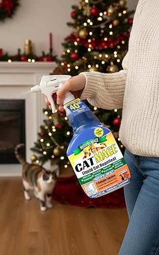 Miniatura 2 de Nature's Mace Cat Mace - Repelente para gatos, herramienta de entrenamiento de mascotas, exterior e interior, hogar, disuasorio de aerosol líquido,