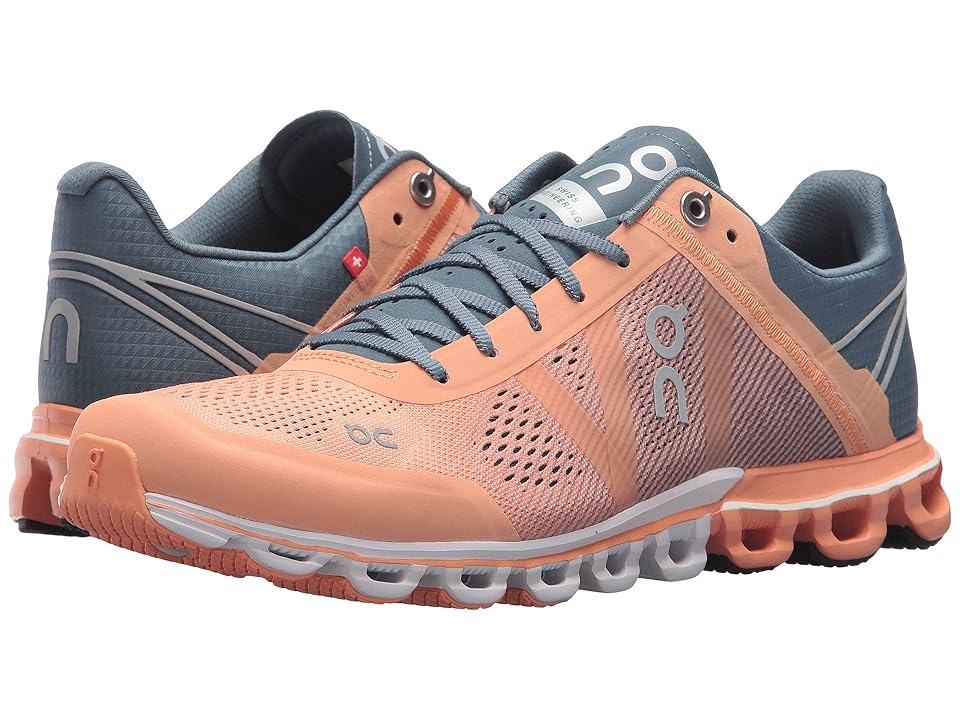 

On Cloudflow (Almond/Grey) Women's Shoes, Orange