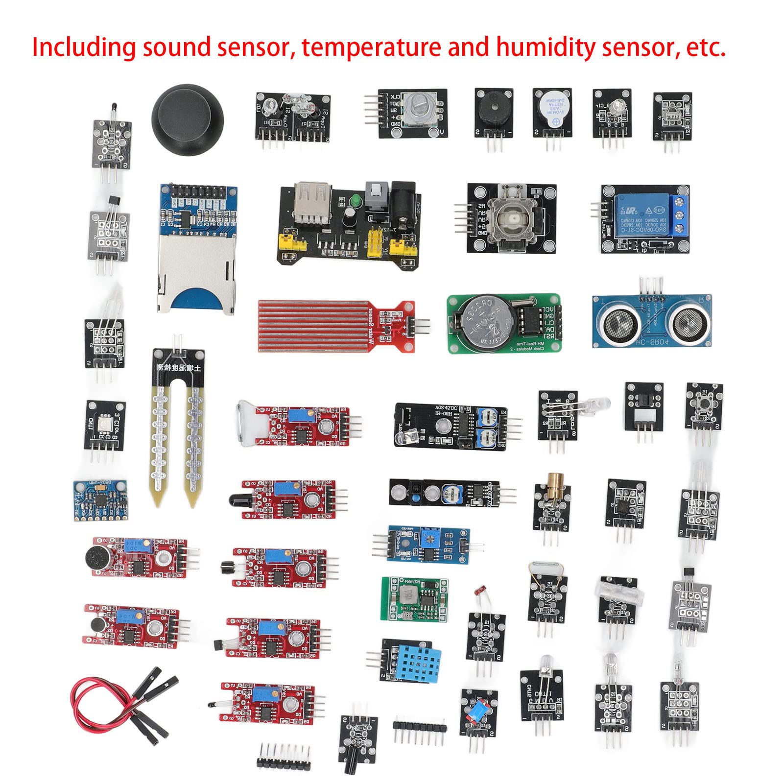 ANKROYU 45Pcs Sensor Module, PCB Sensor Module Clock Board, Sensor Module Component, Detection Module Kit for Touch Sensor Module