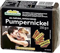 Mestemacher Pão Pumpernickel 250G (Centeio Integral E Malte)