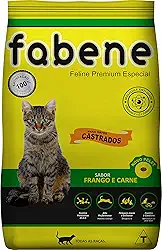 FABENE FELINE CASTRADOS SC 3 KG Qualita Foods para Todas de raça Adulto - Sabor Frango