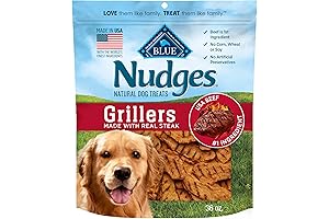Nudges Grillers: Blue Buffalo’s Meaty Dog Treat Goodness!