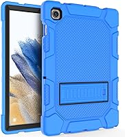 Vista 12 de Rantice Funda para Galaxy Tab A8 con soporte, híbrida a prueba de golpes para tablet Samsung A8, 10.5 pulgadas (SM-X200/X205/X207), negro y azul