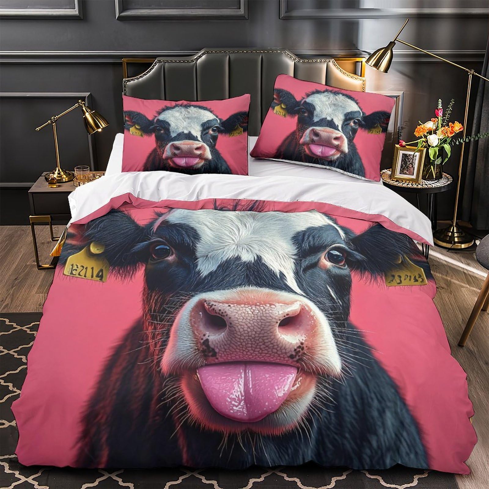 Housse de couette nuage 200x200 en microfibre avec parure de lit enfant et adulte