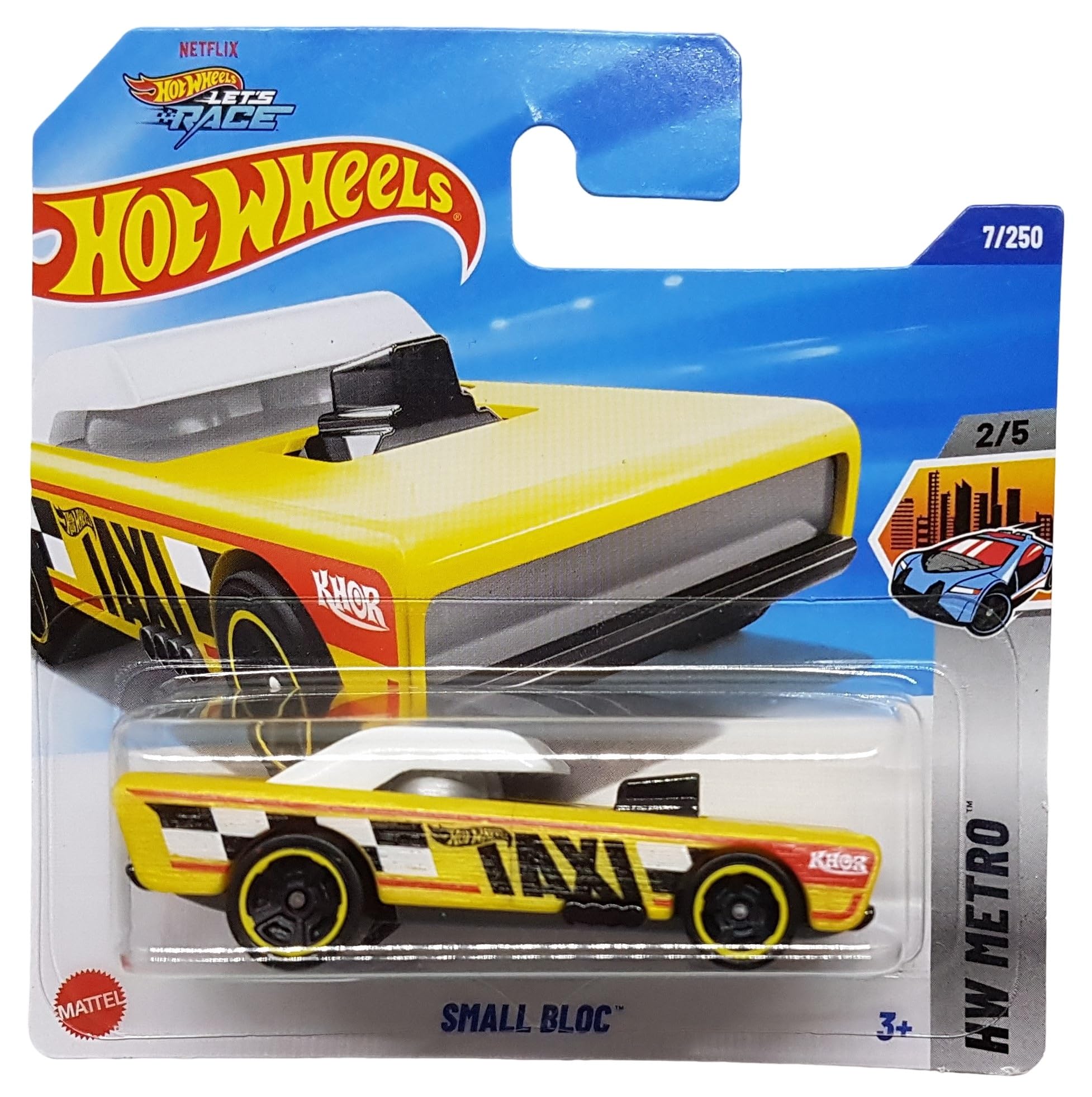 Hot Wheels - Small Bloc - HW Metro 2/5 - HYW65 - Short Card - Netflix Let's Race - Mattel 2025-1:64