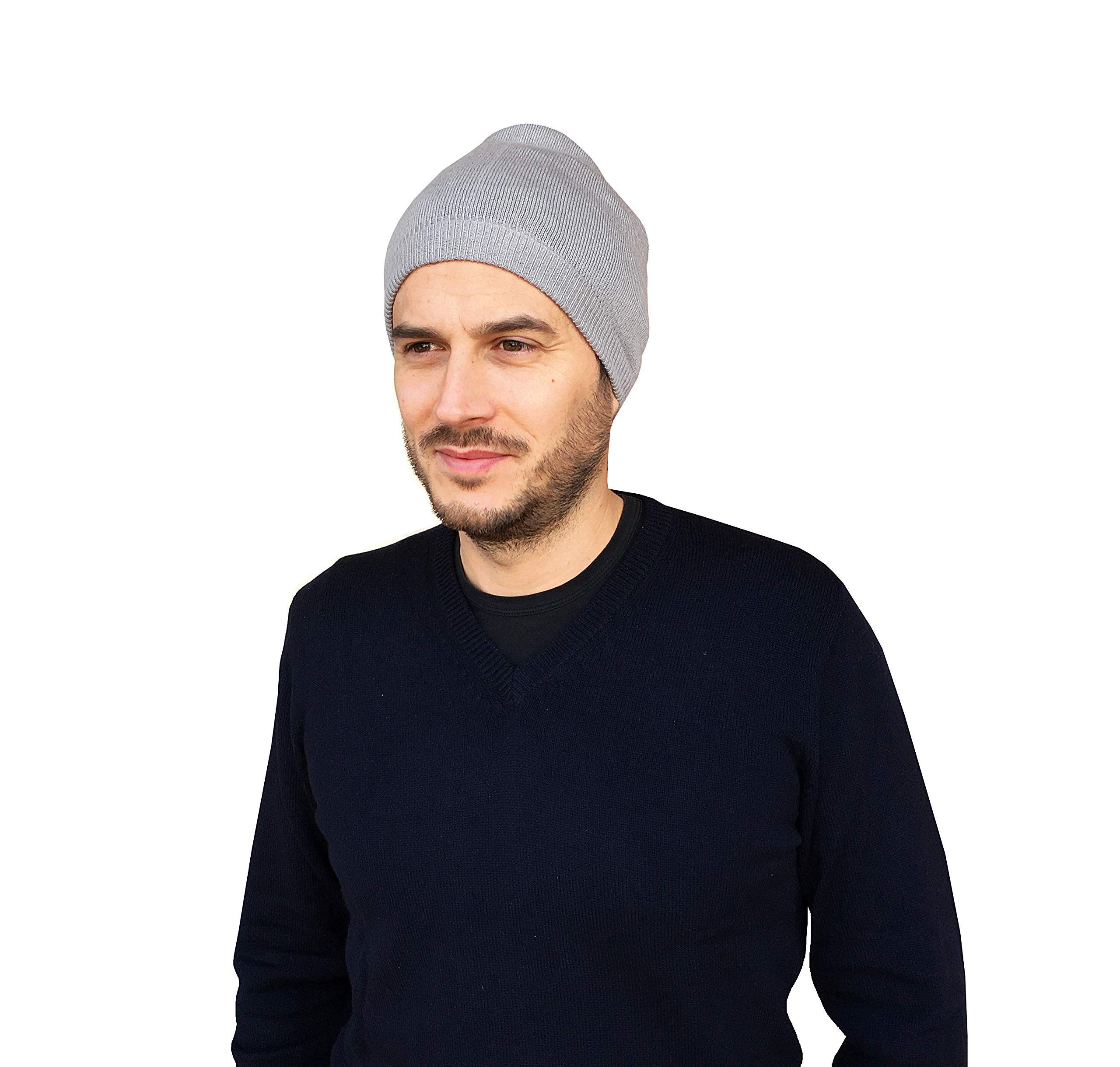 Berretto Cappello Uomo Invernale Cachemire 100%