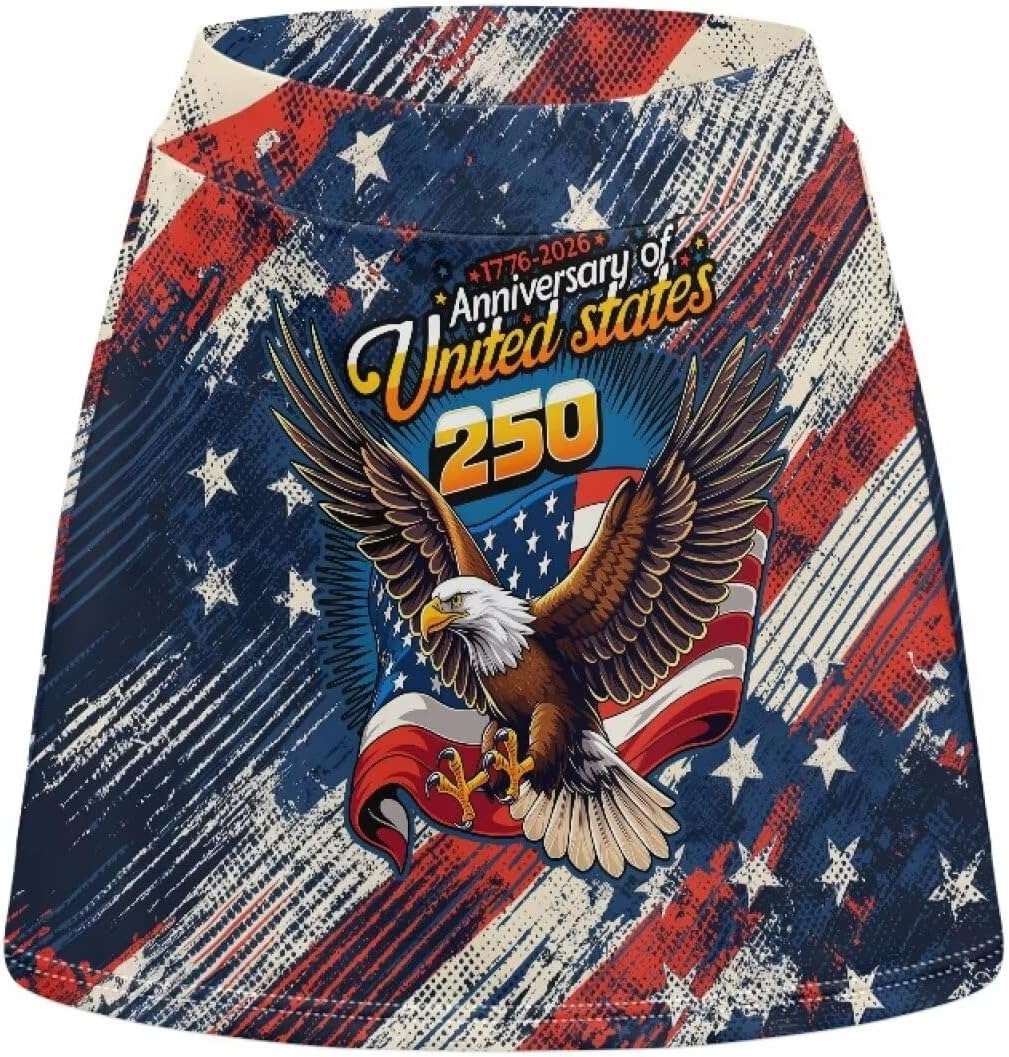INSTANTARTS Womens Golf Skirts with Pockets Shorts Tennis Skirt High Waisted Athletic Golf Skorts for Running Casual