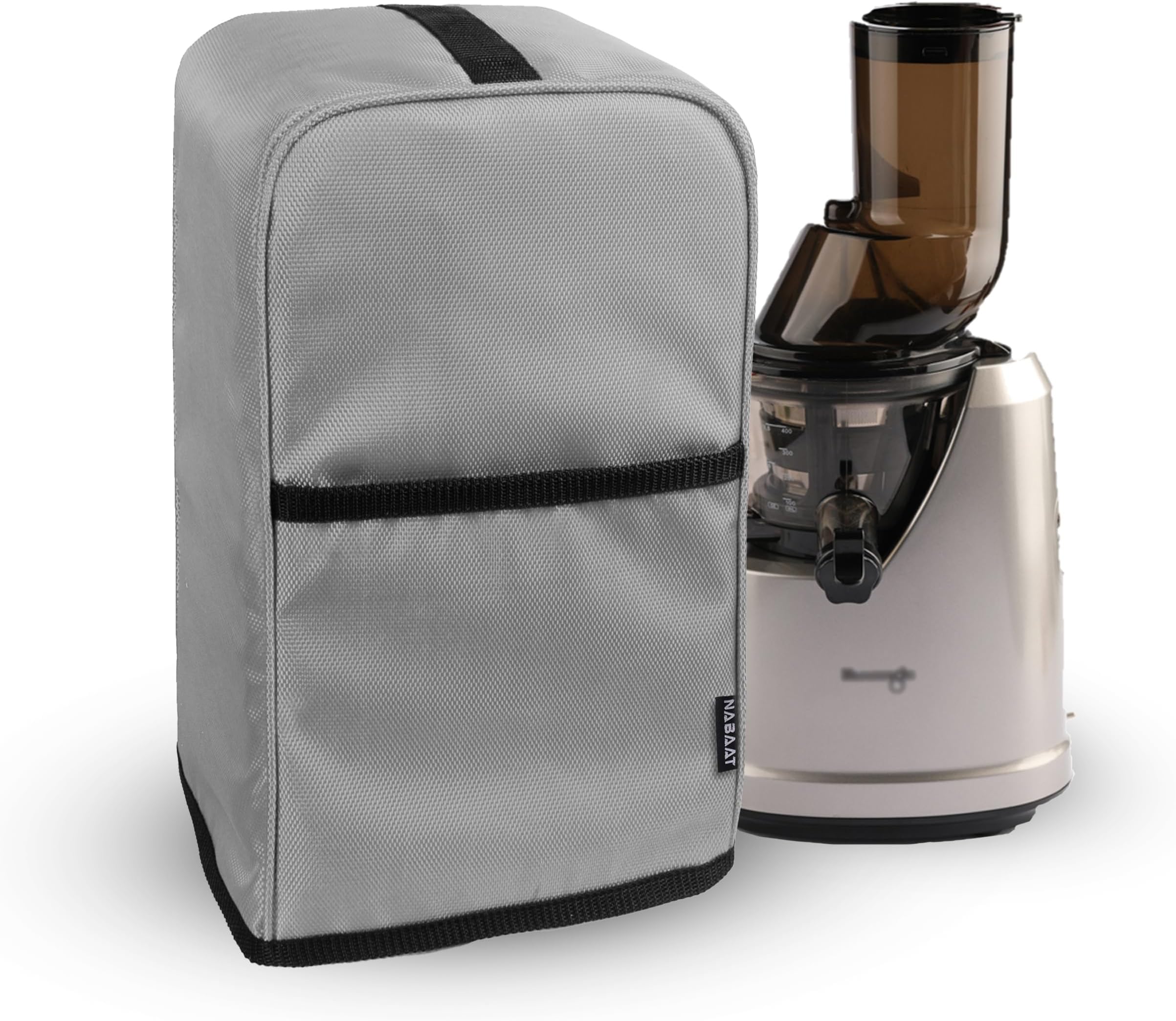 NABAAT Waterproof Cold Press Juicer/Slow Juicer Dust Cover for all types of Juicer like Agaro/Kuving/Hestia, Kitchen Standard Size, Light Grey(8”X 10”X 19”)