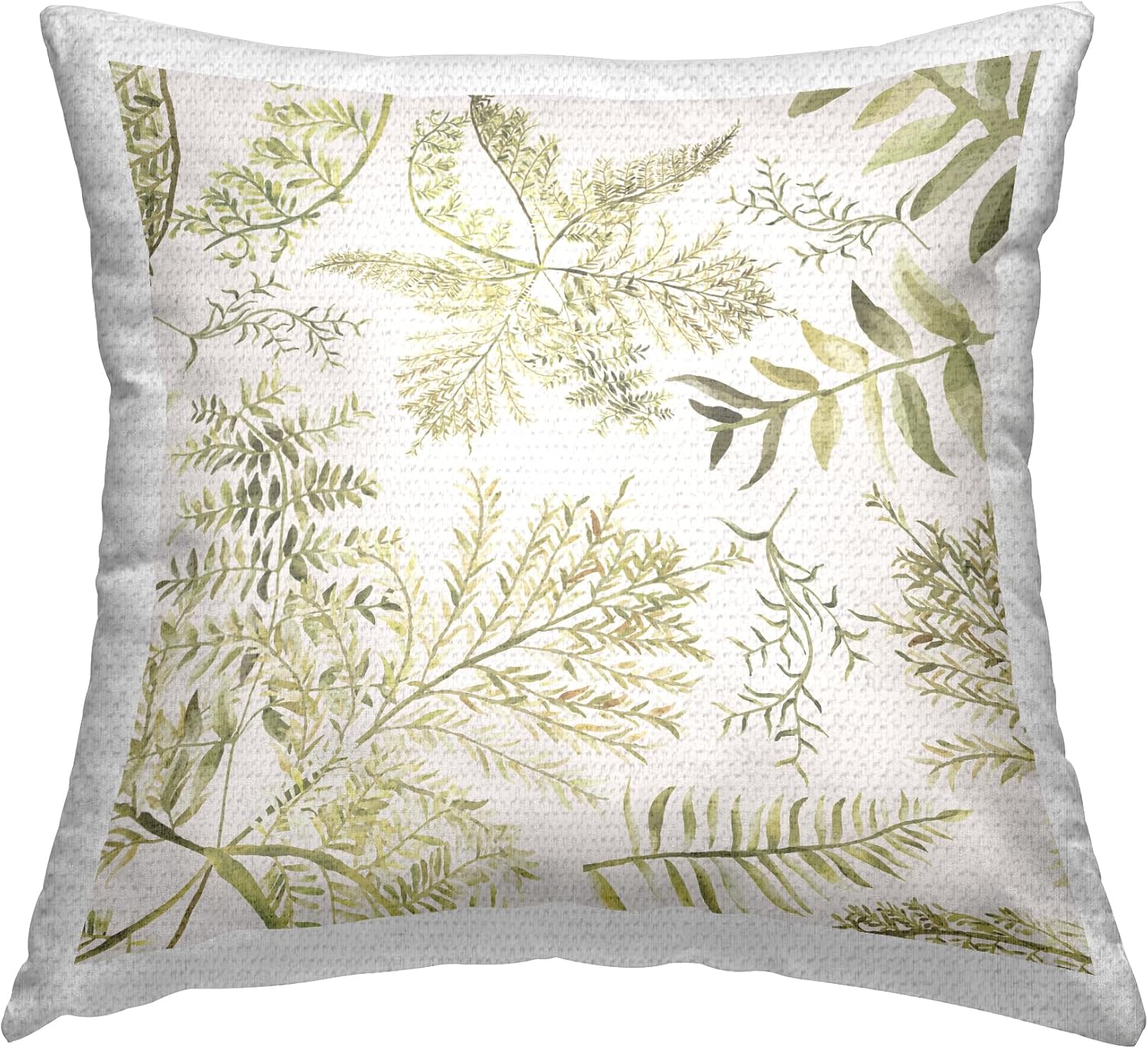 Stupell Industries Botanical Forest Fern Leaves Outdoor Pillow Design by Lil' Rue