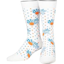 Cool Socks - Dippin Dots Snack Foodie Crew Socks, Size Large