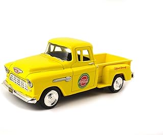 Motor City Classics 1955 Chevy Stepside Pickup Vehicle (1:43 Scale), Yellow