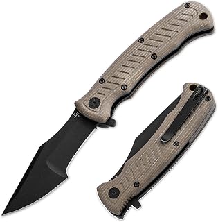 BOKER Plus Micro Tracker Pocket Folding Knife, Beige