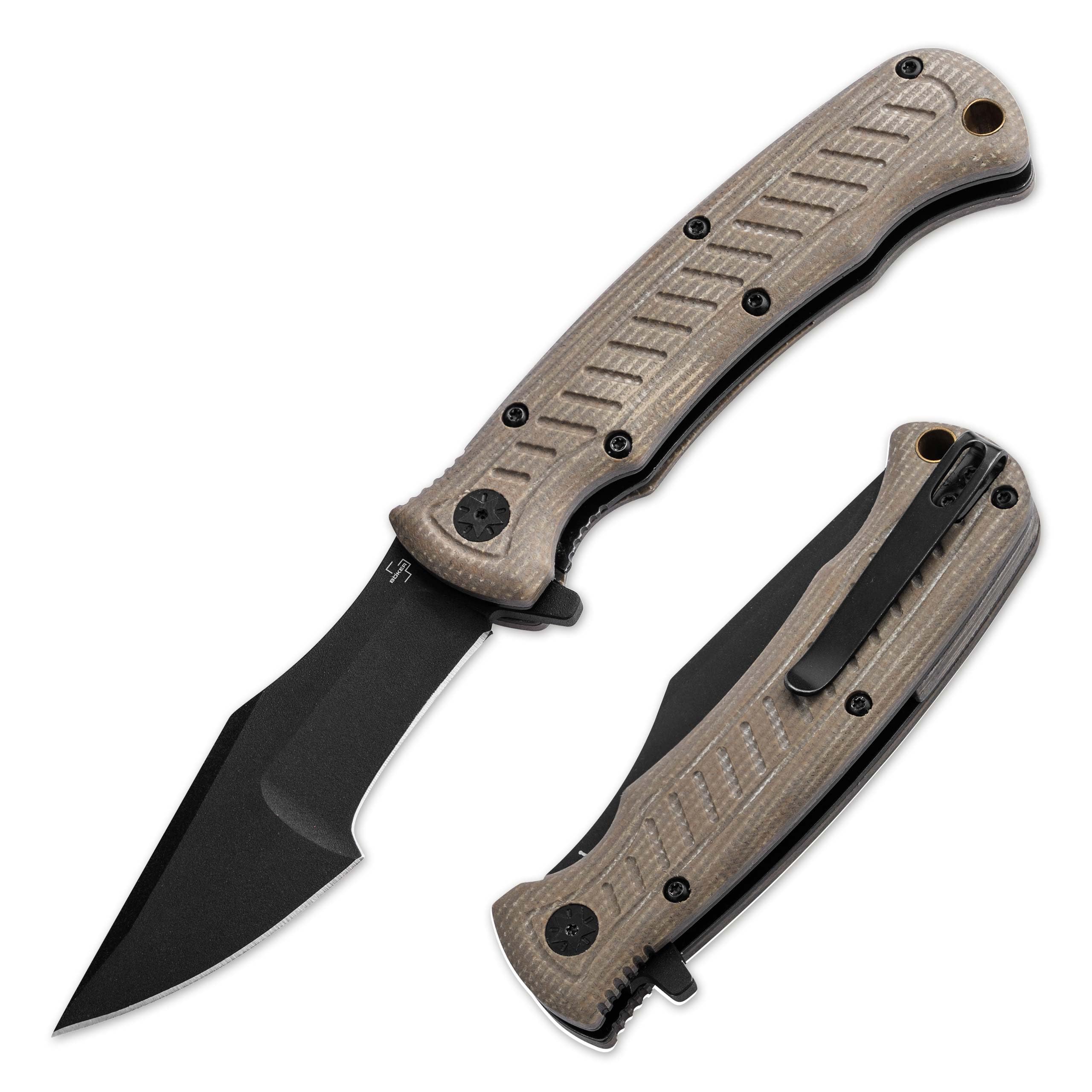 Couteau outdoor BÖKER PLUS Micro Tracker Folder idée coffret cadeau