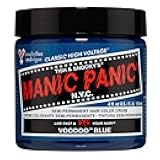 MANIC PANIC Classic Voodoo Blue Semi Permanent Hair Color - Dark Greenish Blue Hair Dye for Women & Men That Lasts 4-6 Weeks - Vegan, Ammonia & Cruelty-Free - Create & Mix Custom Shades (4oz)