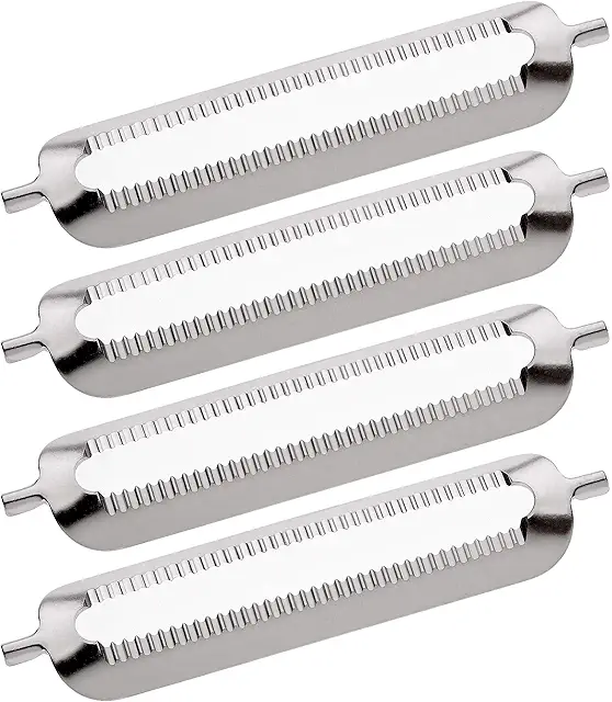 TURBO PRODUKTE 4er Set Ersatzklingen für Turbo Schäler - Robuster Edelstahl